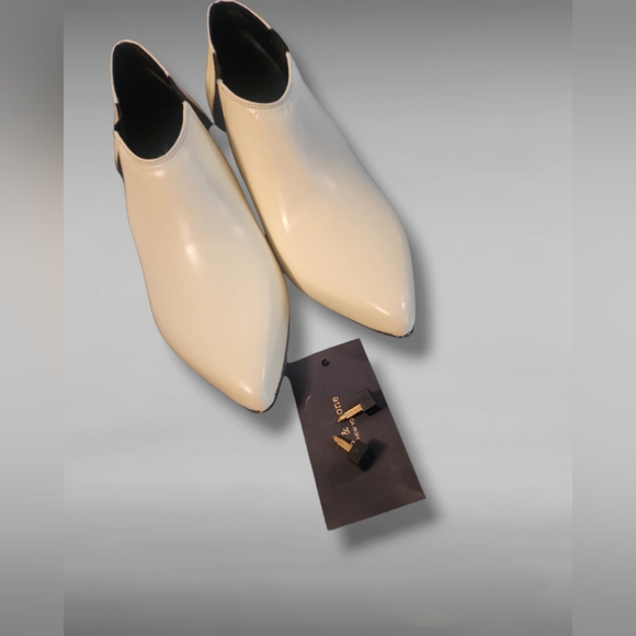 New $475 Rag & Bone Beha Chelsea Booties In Antique White Size: 36.5(US 6.5) - Picture 8 of 11